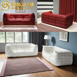 Sofa Băng Da Chần Múi Ruby SIU01110B - Ảnh 5