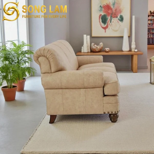 Sofa Băng Tân Cổ Điển Đinh Đồng Trang Trí Riverton SIU01120 2 SIU01120 4