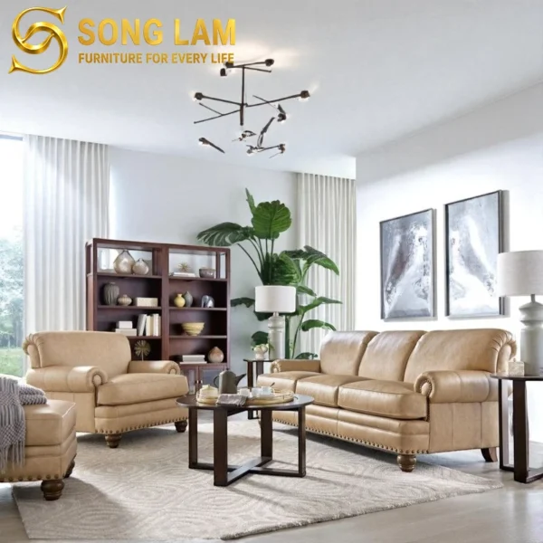 Sofa Băng Tân Cổ Điển Đinh Đồng Trang Trí Riverton SIU01120 5 SIU01120 7