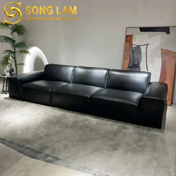 Sofa Băng Da Phòng Khách Hiện Đại Maverick SIU0113 1 SIU0113 2