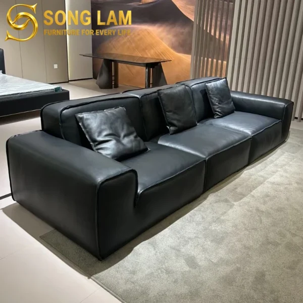 Sofa Băng Da Phòng Khách Hiện Đại Maverick SIU0113 3 SIU0113 3