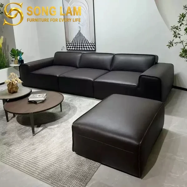 Sofa Băng Da Phòng Khách Hiện Đại Maverick SIU0113 5 SIU0113 6