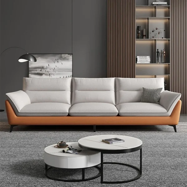 Sofa Băng Da Phối Màu Hiện Đại Avalon SIU01137 1 SIU01137 3