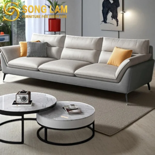 Sofa Băng Da Phối Màu Hiện Đại Avalon SIU01137 10 SIU01137 6