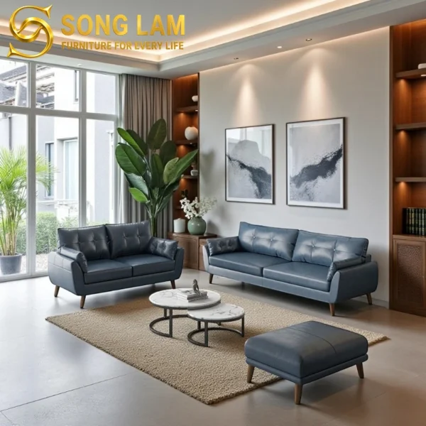 Sofa Băng Da Hiện Đại Nordic SIU0118 1 SIU0118 8