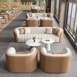 Sofa Cong Kẻ Múi Hiện Đại Nomad SIU02118 - Ảnh 4
