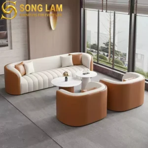 Sofa Cong Kẻ Múi Hiện Đại Nomad SIU02118 - Ảnh 1