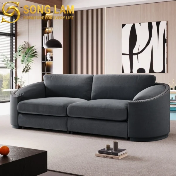 Sofa Cong Hiện Đại Horizon SIU0219 chất liệu cao cấp phong cách hiện đại cho không gian nội thất cao cấp