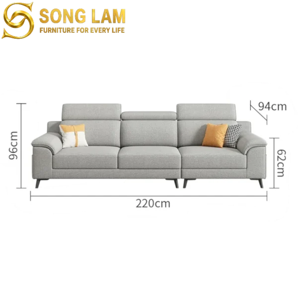 Sofa Băng Tựa Đầu Bật Êm Ái Lucent SIU0313 3 Sofa Băng Tựa Đầu Bật Êm Ái Lucent SIU0313 dáng băng hiện đại tối ưu không gian tiếp khách