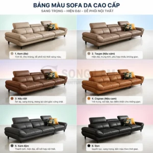 Sofa Băng Tựa Đầu Bật Cao Cấp Venice SIU0317 - Ảnh 14