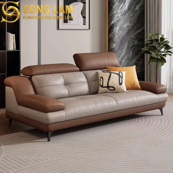 Sofa Băng Tựa Đầu Bật Hiện Đại Milan SIU0318 2 Sofa Băng Tựa Đầu Bật Hiện Đại Milan SIU0318 chất liệu cao cấp phong cách hiện đại cho phòng khách sang trọng