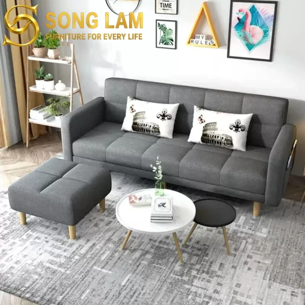 Sofa Giường Đa Năng Nệm Vải Hiện Đại Nordic SIU0411 2 SIU0411 2