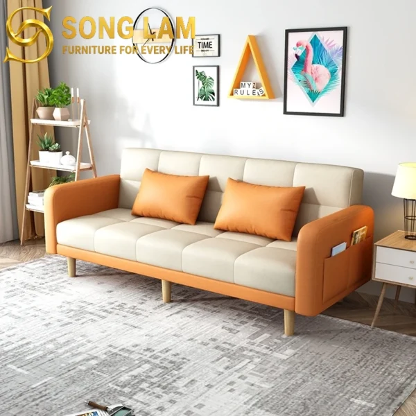 Sofa Giường Đa Năng Nệm Vải Hiện Đại Nordic SIU0411 16 SIU0411 8