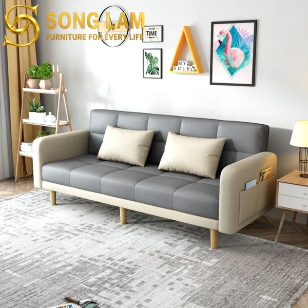 Sofa Giường Đa Năng Nệm Vải Hiện Đại Nordic SIU0411 15 SIU0411 9