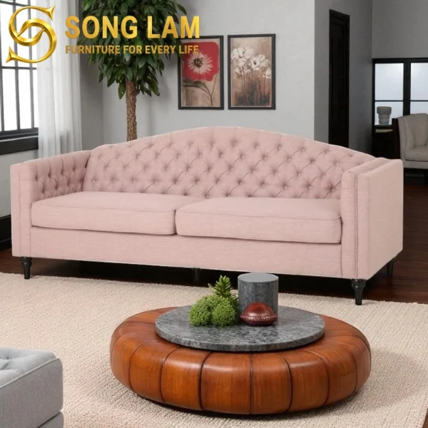 Sofa Băng Chesterfield Tối Giản Blush SIU08113 1 Sofa Băng Chesterfield Tối Giản Blush SIU08113 sofa băng phòng khách cao cấp thiết kế theo yêu cầu