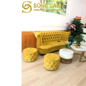 Sofa Băng Chesterfield Kèm Đôn Marigold SIU08114 - Ảnh 3