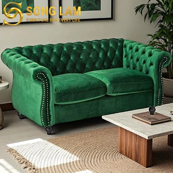 Sofa Băng Chesterfield Sang Trọng Emerald SIU08116 1 SIU08116 3