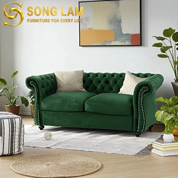 Sofa Băng Chesterfield Sang Trọng Emerald SIU08116 2 SIU08116 4