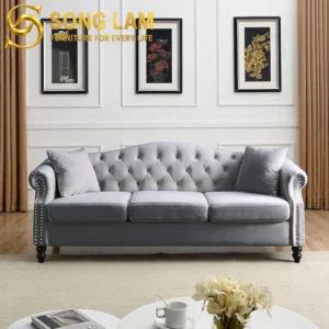 Sofa Băng Chesterfield Trẻ Trung Tiffany SIU08118 - Ảnh 4