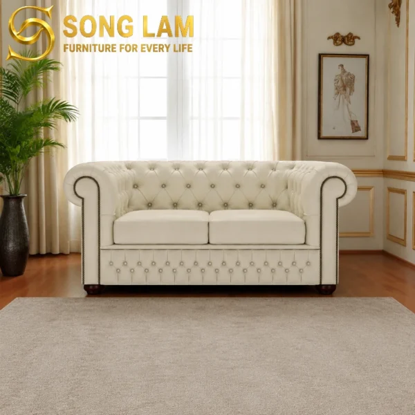 Sofa Băng Chesterfield Da Sang Trọng Cambridge SIU0811A 2 SIU0811A 5