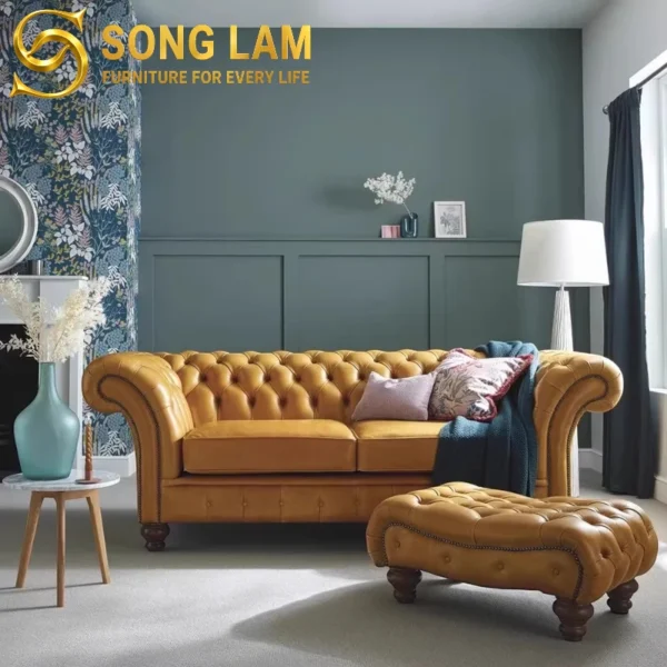 Sofa Băng Chesterfield Tân Cổ Điển Lancaster SIU0817 2 Sofa Băng Chesterfield Tân Cổ Điển Lancaster SIU0817 dáng băng hiện đại tối ưu không gian tiếp khách
