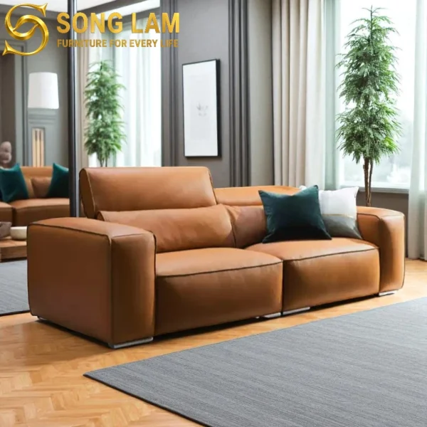 Sofa Góc Tựa Đầu Bật Hiện Đại Torino SLI0313 chất liệu cao cấp tối ưu không gian phòng khách cao cấp