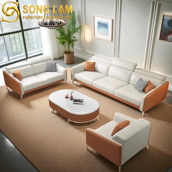 Sofa Góc Tựa Đầu Bật Vải Phối Màu Nolan SLI0317 2 SLI0317 5