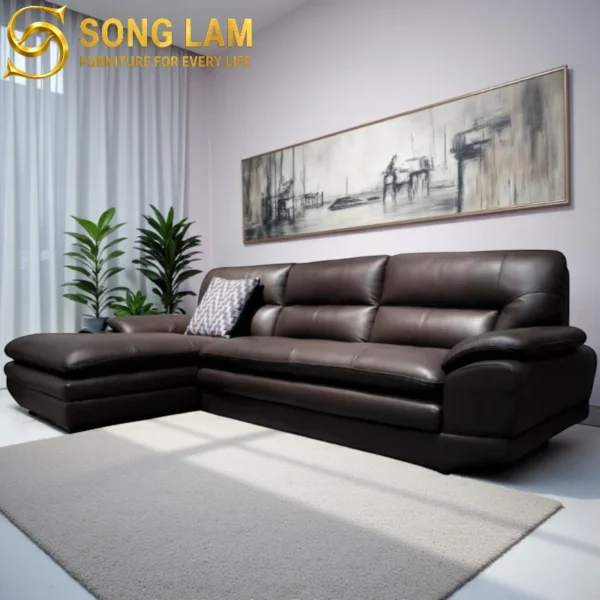 Sofa Góc Da Hiện Đại Maverick SLU01110 11 SLU01110 10