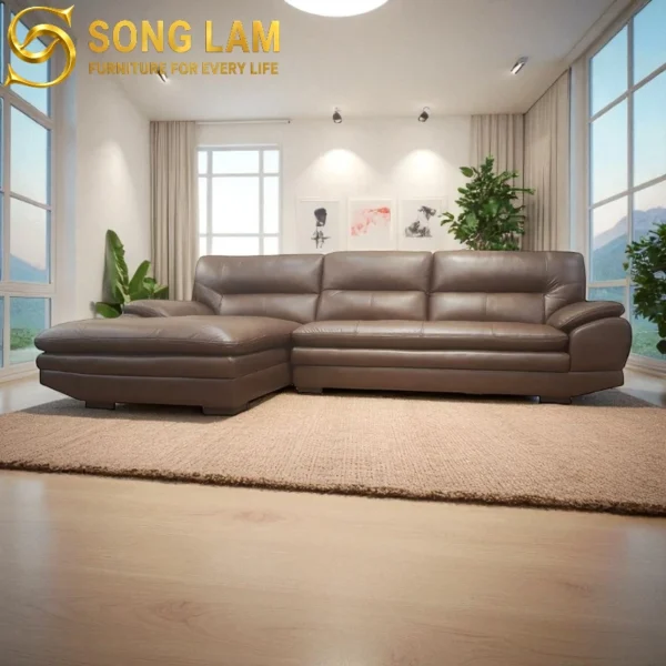 Sofa Góc Da Hiện Đại Maverick SLU01110 4 SLU01110 3