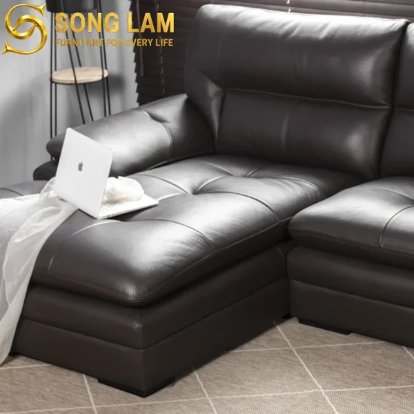 Sofa Góc Da Hiện Đại Maverick SLU01110 8 SLU01110 5