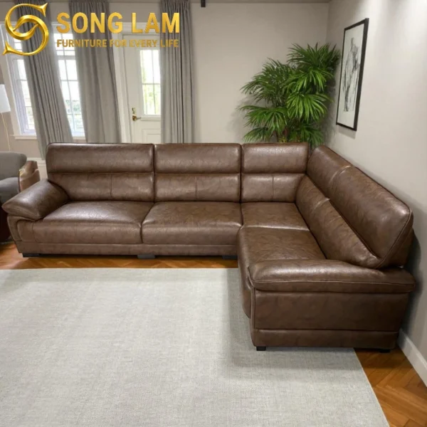 Sofa Góc Da Sang Trọng Weston SLU01114 1 SLU01114 2