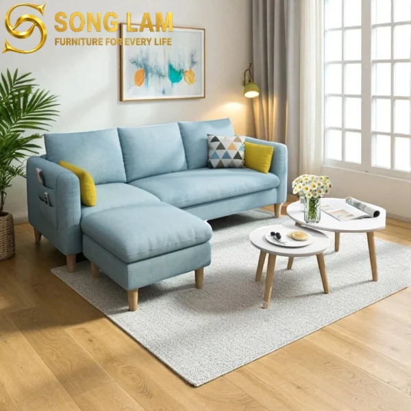 Sofa Góc Vải Năng Động Pixel SLU01117 3 Sofa Góc Vải Năng Động Pixel SLU01117 thiết kế sofa góc phòng khách hiện đại theo yêu cầu