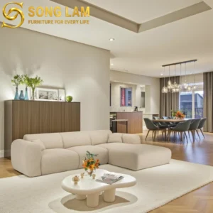 Sofa Góc Tối Giản Phong Cách Mellow SLU0116 - Ảnh 3