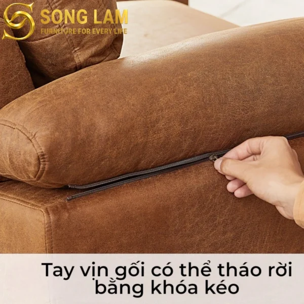 Sofa Góc Da Phong Cách Hiện Đại Austin SLU0119 2 Sofa Góc Da Phong Cách Hiện Đại Austin SLU0119 chất liệu cao cấp tối ưu không gian phòng khách cao cấp