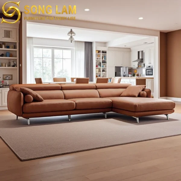 Sofa Góc Tựa Đầu Bật Hiện Đại Valencia SLU03113 1 Sofa Góc Tựa Đầu Bật Hiện Đại Valencia SLU03113 phong cách hiện đại cho phòng khách biệt thự sang trọng