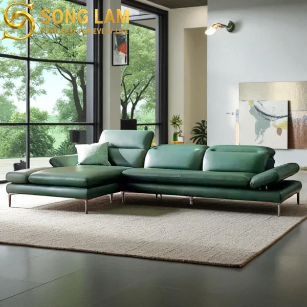 Sofa Góc Tựa Đầu Bật Cao Cấp Emerald SLU03115 2 SLU03115 2