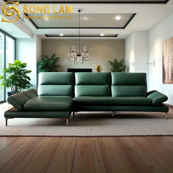 Sofa Góc Tựa Đầu Bật Cao Cấp Emerald SLU03115 3 SLU03115 3