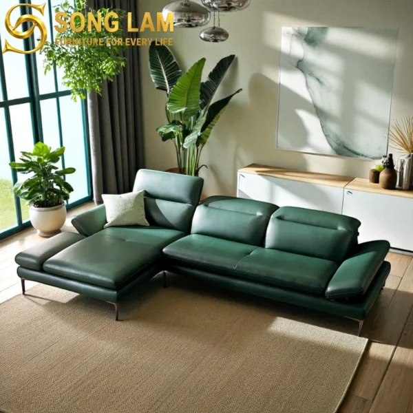 Sofa Góc Tựa Đầu Bật Cao Cấp Emerald SLU03115 1 SLU03115 4
