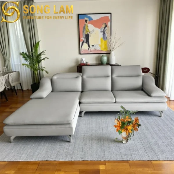Sofa Góc Tựa Đầu Bật Hiện Đại Haven SLU03116 6 Sofa Góc Tựa Đầu Bật Hiện Đại Haven SLU03116 phong cách hiện đại cho phòng khách biệt thự sang trọng