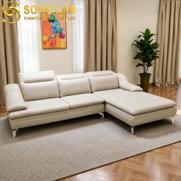 Sofa Góc Tựa Đầu Bật Hiện Đại Haven SLU03116 8 Sofa Góc Tựa Đầu Bật Hiện Đại Haven SLU03116 góc nhìn khác giúp khách hàng dễ hình dung khi sử dụng phù hợp sofa may đo cho căn hộ và nhà phố