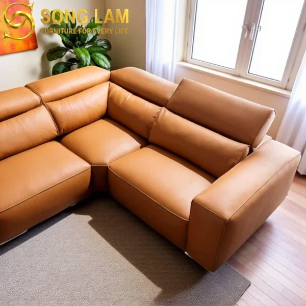 Sofa Góc Tựa Đầu Bật Phòng Khách Torino SLU0313 3 Sofa Góc Tựa Đầu Bật Phòng Khách Torino SLU0313 phong cách thanh lịch cho phòng khách biệt thự sang trọng