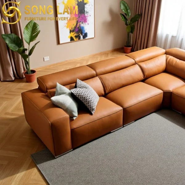 Sofa Góc Tựa Đầu Bật Phòng Khách Torino SLU0313 2 Sofa Góc Tựa Đầu Bật Phòng Khách Torino SLU0313 chất liệu cao cấp tối ưu không gian phòng khách cao cấp
