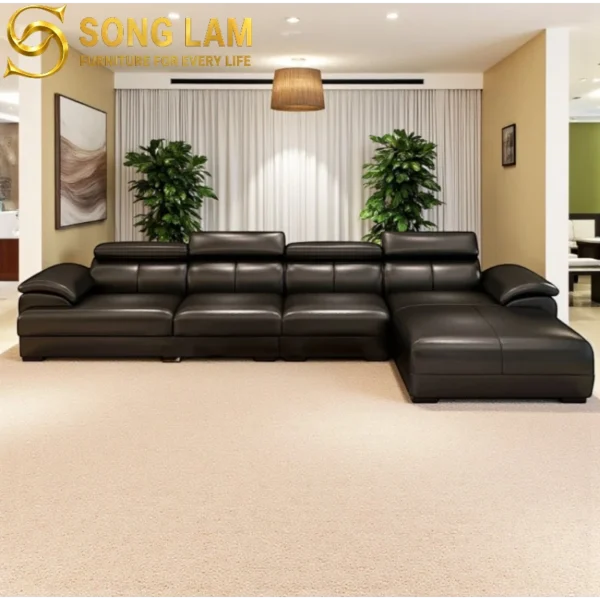 Sofa Góc Tựa Đầu Bật Sang Trọng Baxter SLU0316 2 Sofa Góc Tựa Đầu Bật Sang Trọng Baxter SLU0316 góc nghiêng làm nổi bật đường nét thiết kế phù hợp sofa may đo cho căn hộ và nhà phố