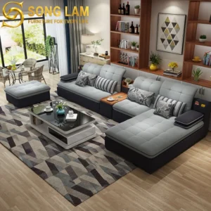 Sofa Góc Tựa Đầu Bật Hiện Đại Kairo SLU0318 - Ảnh 3