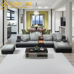 Sofa Góc Tựa Đầu Bật Hiện Đại Kairo SLU0318 - Ảnh 2
