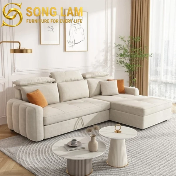 Sofa Bed Tựa Đầu Điều Chỉnh Hiện Đại Milan SLU0418 2 SLU0418 1