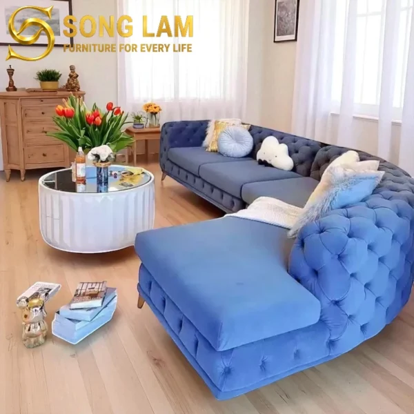Sofa Góc Tân Cổ Điển Chesterfield Windsor SLU08111 7 SLU08111 4