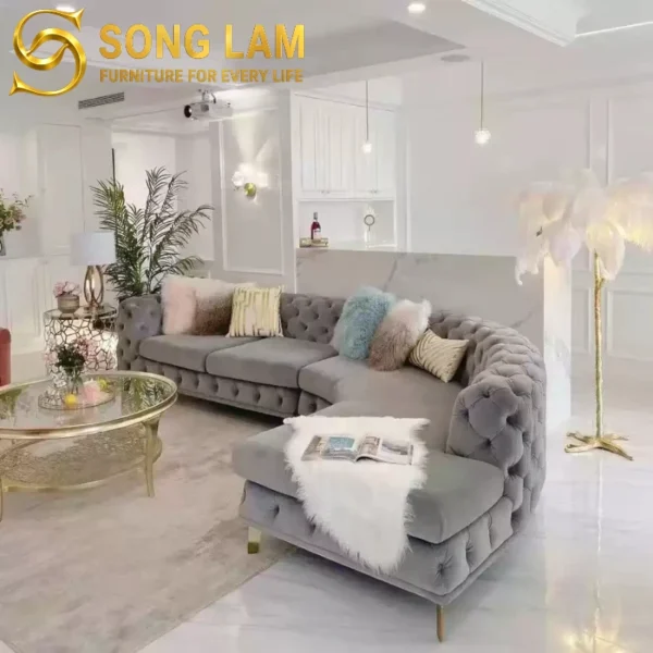 Sofa Góc Tân Cổ Điển Chesterfield Windsor SLU08111 4 SLU08111 9