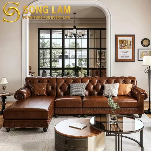 Sofa Góc Tân Cổ Điển Chesterfield Hamilton SLU0813 1 SLU0813 2