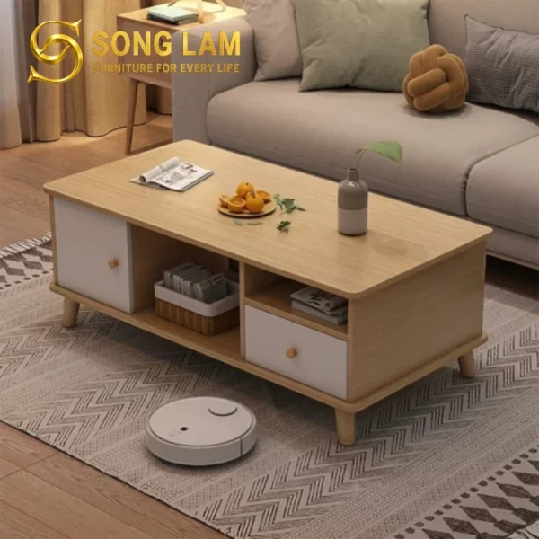 Bàn Trà Gỗ Ngăn Kéo Tiện Dụng Harlow TS113210B 2 TS113210B 3